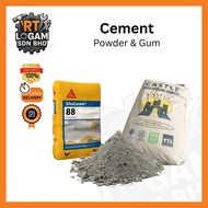 1KG Cement Powder/ Serbuk Simen/ Concrete Cement/ Grey / White Cement for Plastering Construction Ce