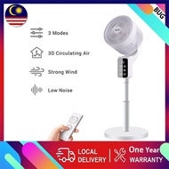(1 YEAR WARRANTY BUG) Air circulation fan9H timed 3-stage wind power large angle air supply remote c