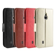 Suitable for Nokia 3310 3G/4G Mobile Phone Leather Case Crazy Horse Pattern Flip Phone Case Nokia 33