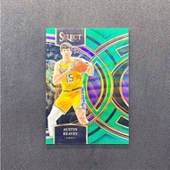 Low 50 Sheets Pulse Green Bright Lakers Austin Reaves Select Premier Level Prizm Player Card