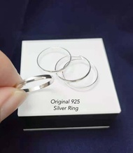 925 Silver Ring Cincin Belah Rotan Perak Tulen 925纯银戒指 R001 Ring for Men Women Cincin lelaki Perempuan