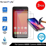 ScreenProx Lenovo A6600 / A6600 Plus Tempered Glass Screen Protector (2pcs)