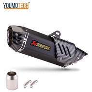 ท่อไอเสียไอเสียรถจักรยานยนต์51มม. ท่อระบายปลายท่อท่อระบายปลายท่อไอเสียไฟฟ้าอเนกประสงค์สำหรับยามาฮ่าต