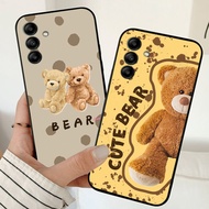 Samsung a24 4g / ss a04s / ss a13 5g / ss a04 case printed with cute baby bear teddy bear