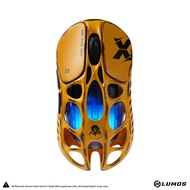 GravaStar Mercury X Wireless Gaming Mouse BATTLE-WORN YELLOW Superlight Highly Sensitive PAW3950