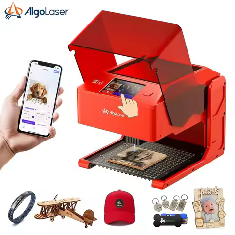 AlgoLaser 10W Laser Engraving Machine 3d Printer 100x100 mm Precision Laser 3.5 Touch Screen High Sp
