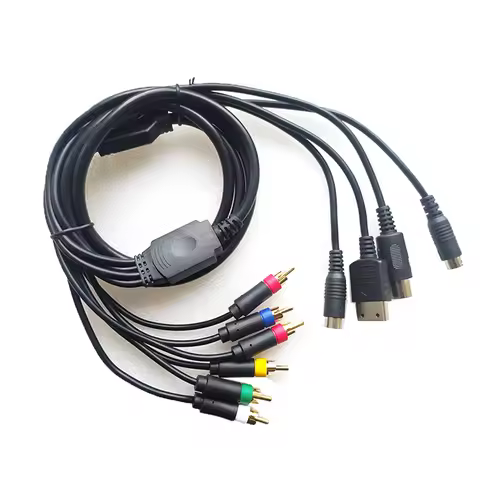 4 in 1 For MD1 2 for Saturn SS dreamcast DC console video cable RCA Composite Cable For PVM BVM NEC 