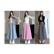 Checkered skirt, flared skirt size 1111