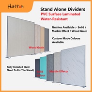 Hatton Stand Alone Partition | PVC Decorative Laminate | Screen Dividers | Space Divider | Separator