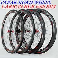 PASAK roadbike carbon clincher wheelsets 1599g aero rim 40 50 55mm Clincher Tubeless Ready Avian CR2 DB R310 700C