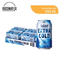 HITE 355ML CANS 24's |  #1 Korean Lager Beer in Singapore | BBD 04 Sep 2026