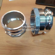 Camlock Fitting / Camlock Coupling Alumunium Type A Ukuran 5" inch - Lokashop100