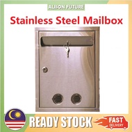 Large Stainless Steel Suggestion Mailbox Letter Box Post Box With Viewing Hole