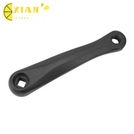 XIANS Bike Crank Arm, Black Aluminum Alloy Bike Left Crank Arm, Durable Left Arm 152mm Hole Distance