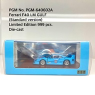 PGM No. 640602A Ferrari F40 LM GULF -Fully opened (Standard version) Limited Edition 999 pcs
