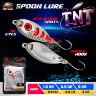 RIPTIDE TNT Fishing BAIT SPOON ULTRALIGHT CASTJIG MICRO JIG METAL LURE MINI SPOON WEIGHT 1.5 3.5 5 G