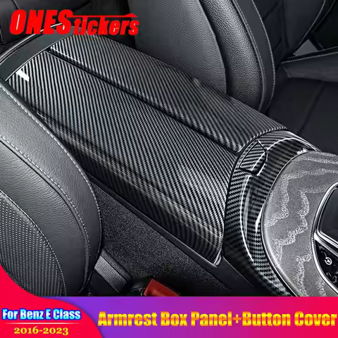For Mercedes Benz E Class W213 Coupe C238 W238 AMG E43 E53 E63 2016-2023 Car Center Console Armrest 