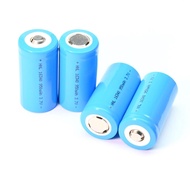 16340 Lithium Battery 500mAh Flat/Pointed Storage Power Battery Strong Light Flashlight 3.7V Lithium