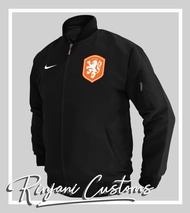 JAKET BOMBER TIMNAS BELANDA.JAKET BOMBER PIALA DUNIA.FREE MASKER