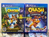 《今日快閃價》（中古二手）PS4遊戲 蠱惑狼1234合集 / 古惑狼1234合集 / Crash Bandicoot 1234 港版英文版 合集（包含4款遊戲）（可免費升級為PS5版本）