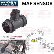 TOPRAN GERMANY MAF SENSOR MERCEDES BENZ M111 NON KOMPRESSOR W124 E200 E220 W210 E200 E230 W202 C180 