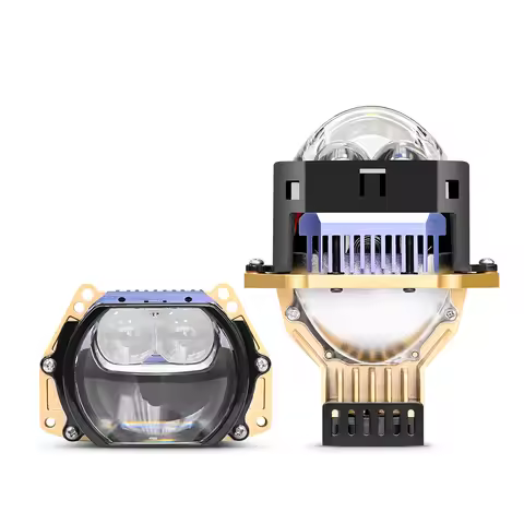 NEW Square 3.0inch Bi LED Projector Lenses Headlight 6000K 150W Hella 3R G5 For H4 H7 9005 9006 Car 