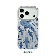 1 ชิ้น เคสโทรศัพท์ลายมหาสมุทรสีชมพูสำหรับ Phone 17 Pro Max, เข้ากันได้กับ Phone 16 Pro Max, 15 Pro M