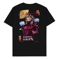 Anime Demon Slayer T-SHIRT Douma Upper Moon 2 Kimetsu no Yaiba Manga Short Sleeve T-SHIRT -812*
