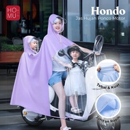 HOMU HODO Premium PVC Poncho Raincoat / Women's and men's motorcycle raincoat DOUBLE poncho raincoat