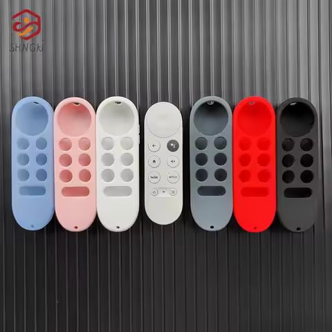 Soft Silicone Case For 2020 Google Chromecast 4k Snow Remote Protective Cover Shell Non-slip For Chr