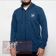 Hoodie Zipper Baby terry Typogrph