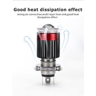 [CO8] 13W Devil Eye Motorcycle Yellow+White LED Spotlight H4 BA20D/H6 LED Light Bulb