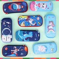 Cartoon 3D Embossed Pen Box: Dinosaur, Unicorn, Astronaut Squeeze Write 3D Embossed For Baby