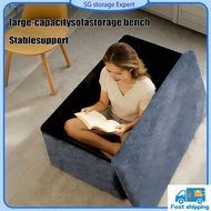 【SingaporeStock】Storage Sofa Bench Folding Bench Bedroom Folding Storage Large Storage Sofa Chair