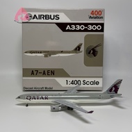 Qatar Airwaysr A330-300 A7-AEN Airplane Model [AV4355] Aviation400 1:400