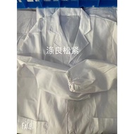 (COD)Lab Coat Long Sleeve Lab Coat White White Coat lab gown white laboratory gown White Coat Doctor