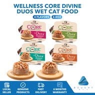 Wellness Core Divine Duos Wet Cat Food 2.8oz - Grain-Free, Delicious, Nutritious, Premium