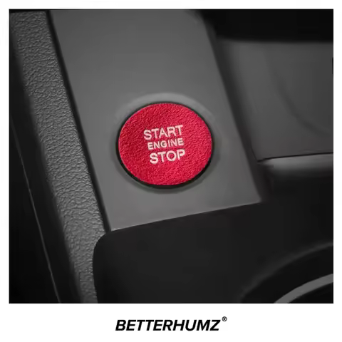 For Audi A4 A5 B9 B8 A6 A6L A7 C7 Q3 Q5 8R S3 RS3 8V Made of Alcantara Engine Start Stop Button Stic
