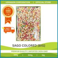 Premium Colored Tapioca Pearls/ Sago (Big) - 250g, 500g, 1kg