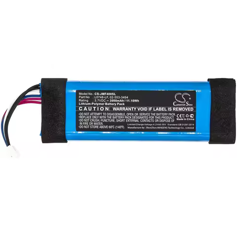 Speaker Battery 3000mAh For JBL Essential Stealth Edition Flip 3 SE 02-553-3494 GSP872693 L0748-LF C