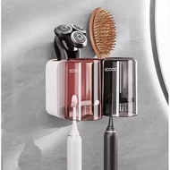 ECOCO Toothbrush Holder Cup Set - Toothbrush rack for toothpaste glass