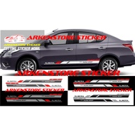 Nissan Almera sticker, Almera car sticker, Almera list sticker