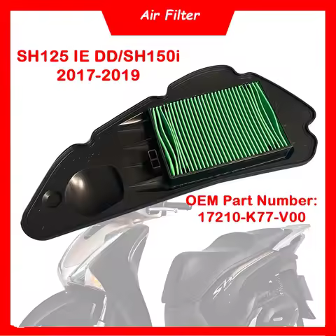 Motorcycle Engine Air Filter Cleaner 17210K77V00 Air Intake Filter Element For Honda SH125 IE DD SH1