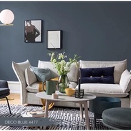 SINAR JOTUN 4477 DECO BLUE 5 LITER ESSENCE COVER PLUS MATT/GLOSS INTERIOR WASHABLE PAINT/ CAT DINDIN