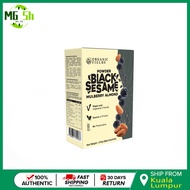 ORGANIC FIELDS Black Sesame Mulberry Almond Powder 30g x 7 sachet | Vegan Friendly | Source of Prote