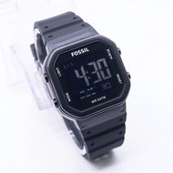 FOSSIL Jam Tangan Digital Tali Rubber Diameter 4cm Model Terbaru