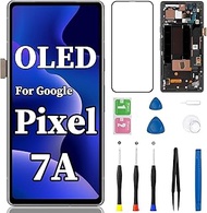 OLED for Google Pixel 7A Screen Replacement Touch LCD Display Frame Digitizer with Full Set of Repai