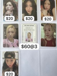 少女時代 小卡