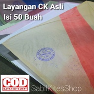 PROMO (50 Buah) Layangan Cangklong (CK) cisaat (Eceran 1500) Ukuran 58 (Layangan Murah - layangan 1 