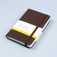 Pockets Notebook A6 Hard Cover Notebook Portable Dot Matrix Leather Notebook Minimalist Blank Notepa